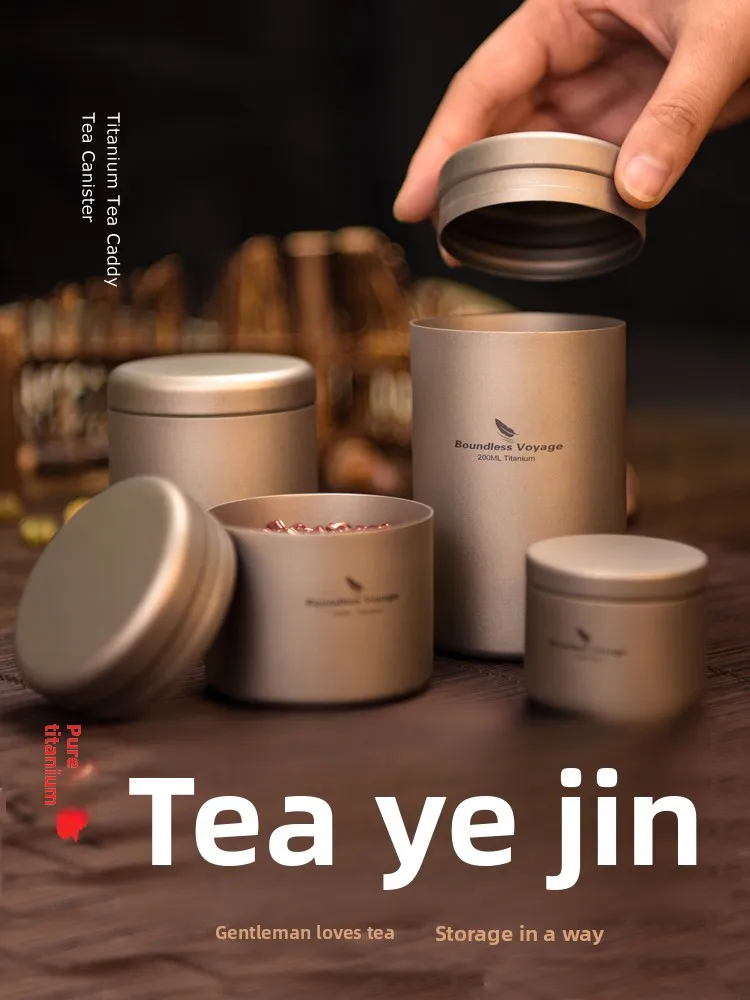 Pure Titanium Tea Le Storage Canister Travel Outdoor Portable Large Size Storage Box Tea Box Picnic Dining Utensils
Pure Titanium Tea Le Storage Canister Travel Outdoor Portable Large Size Storage Box Tea Box Picnic Dining Utensils
