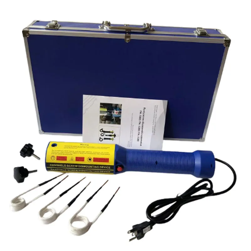 Electromagnetic Induction Heater Tool Kit for Rusted Screw & Bolt Removal, Auto Repair Use
Electromagnetic Induction Heater Tool Kit for Rusted Screw & Bolt Removal, Auto Repair Use