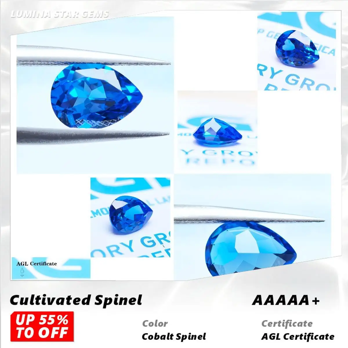 L-Pear Shaped Lab Grown Sapphire Sunset Red and Cobalt Spinel Color Advanced Jewelry Rings Earrings Making with Certificate
L-Pear Shaped Lab Grown Sapphire Sunset Red and Cobalt Spinel Color Advanced Jewelry Rings Earrings Making with Certificate