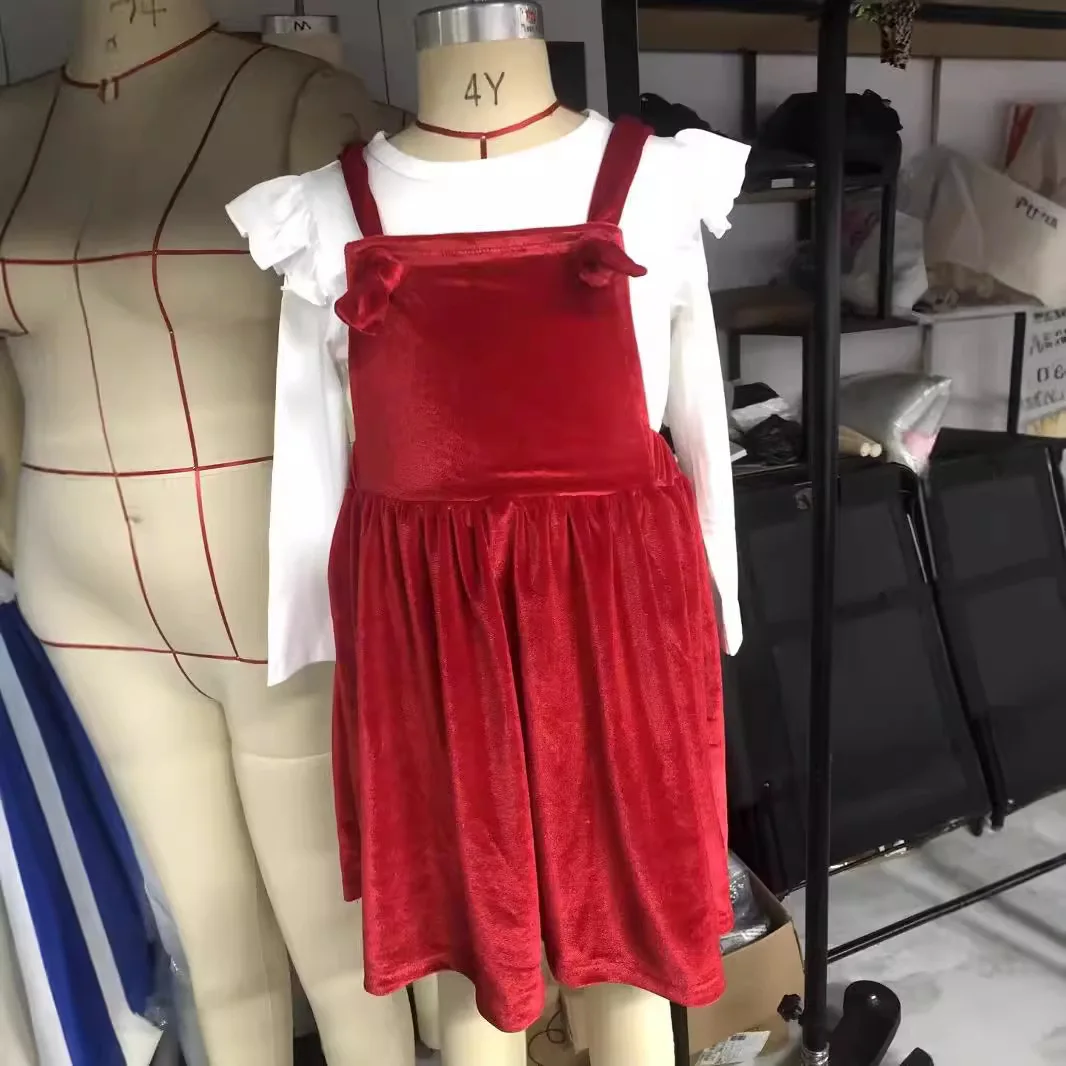 Kids Tops and Dress 2 Pcs Clothing Sets 2024 Autumn Girls Cute White T Shirts and Suspender Dresses
Kids Tops and Dress 2 Pcs Clothing Sets 2024 Autumn Girls Cute White T Shirts and Suspender Dresses