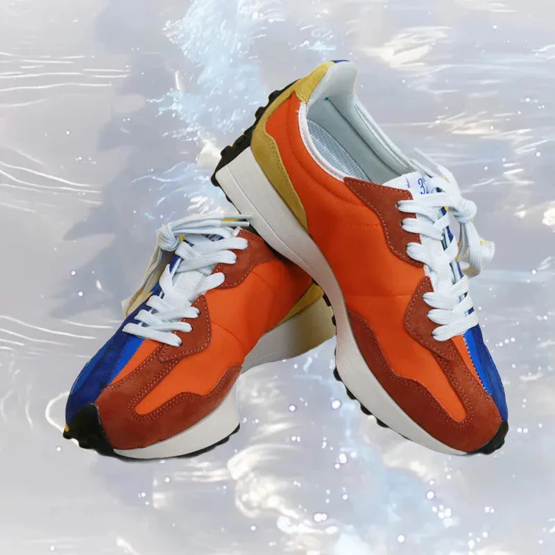 College style breathable running Dad Shoes Lace up Couple Running Shoes Mesh Breathable Casual Anti slip Sports Shoes Soft sole
College style breathable running Dad Shoes Lace up Couple Running Shoes Mesh Breathable Casual Anti slip Sports Shoes Soft sole