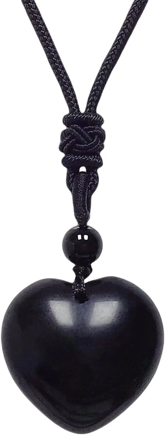 Handcarved Crystal Stone Heart Pendant Necklace for Women Love Healing Quartz Pendant with Adjustable Cord
Handcarved Crystal Stone Heart Pendant Necklace for Women Love Healing Quartz Pendant with Adjustable Cord