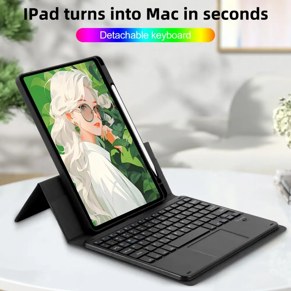 Tpu Soft Rubber Edge Tablet Case Bluetooth-compatible Keyboard Magnetic Suction Keyboard Case for Ipad 7/8/9 Detachable
Tpu Soft Rubber Edge Tablet Case Bluetooth-compatible Keyboard Magnetic Suction Keyboard Case for Ipad 7/8/9 Detachable