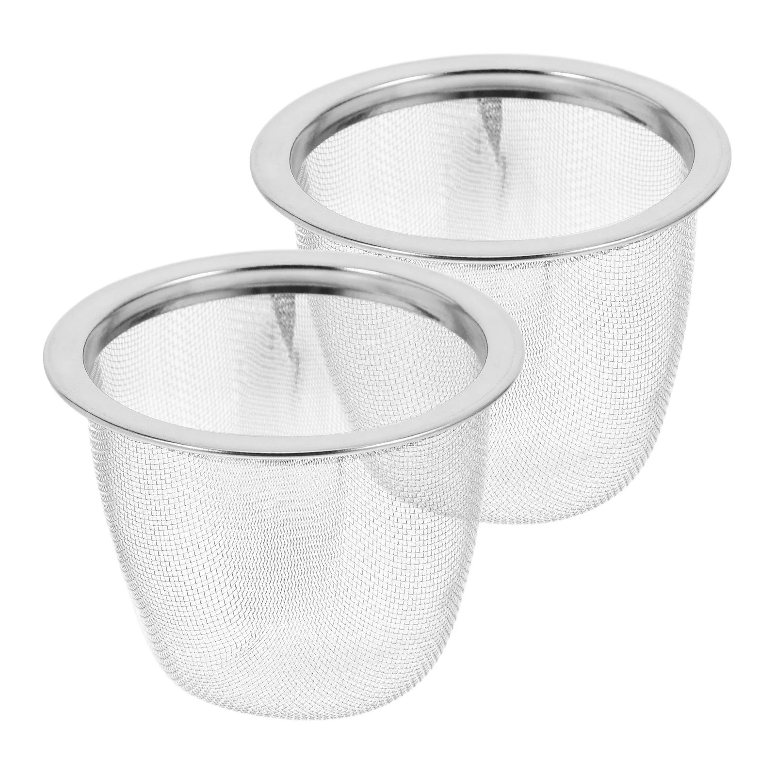2pcs Stainless Steel Infuser Basket Fine Mesh Tea Strainer For Loose Leaf Tea Brewing Pot Filter Replacement Dripper
2pcs Stainless Steel Infuser Basket Fine Mesh Tea Strainer For Loose Leaf Tea Brewing Pot Filter Replacement Dripper