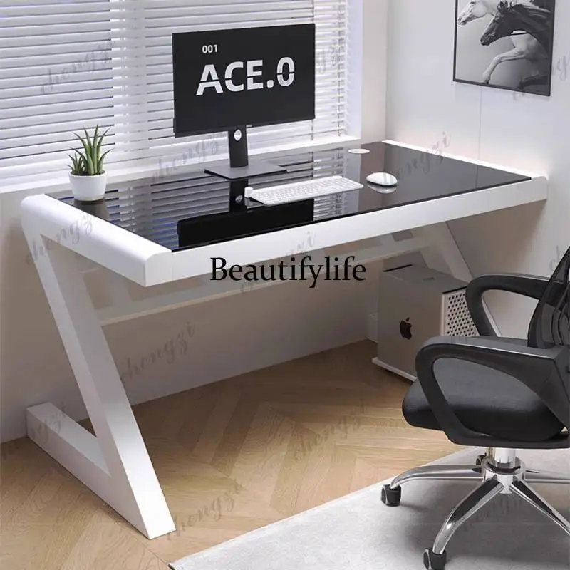 Luxury Student Computer Desks Rectangular Shelf Executive Office Gaming Desk Notebook Bedroom Mesas De Computador Furniture
Luxury Student Computer Desks Rectangular Shelf Executive Office Gaming Desk Notebook Bedroom Mesas De Computador Furniture