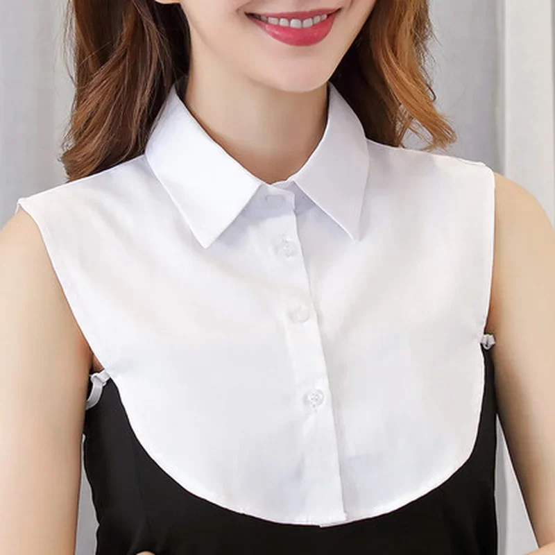 1pc Women Fake Shirt Half Body Collars Professional Wear White Solid Color Fake Collar All-Match Summer Pure Cotton Dress
1pc Women Fake Shirt Half Body Collars Professional Wear White Solid Color Fake Collar All-Match Summer Pure Cotton Dress