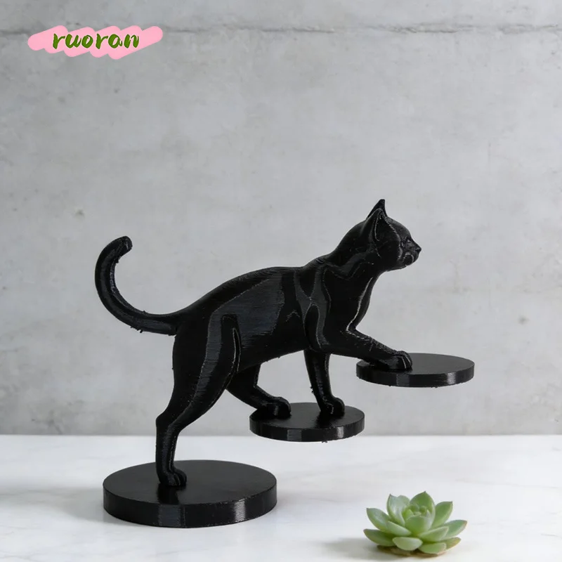 3D Printed Black Cat Abstract Balance Cat Ornament Minimalist Modern Home Office Desk Decoration
3D Printed Black Cat Abstract Balance Cat Ornament Minimalist Modern Home Office Desk Decoration