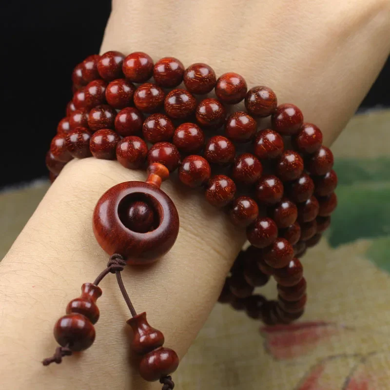 Zambian rosewood handstring gold star blood rosewood bead bracelet wooden handstring men's and women's jewelry crafts
Zambian rosewood handstring gold star blood rosewood bead bracelet wooden handstring men's and women's jewelry crafts