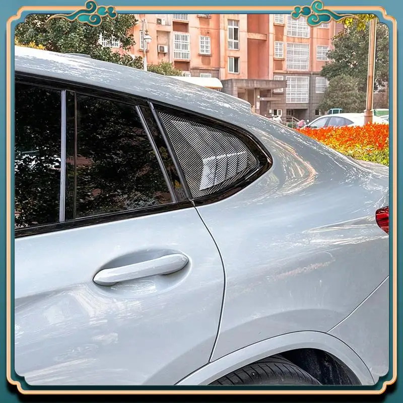 Latest Rear Windows Triangle Cover Triangle Louver Cover Sticker For BMW X4 G02 2018+ 1 Pair Carbon Fiber
Latest Rear Windows Triangle Cover Triangle Louver Cover Sticker For BMW X4 G02 2018+ 1 Pair Carbon Fiber