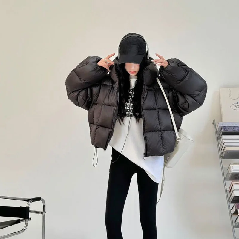 Белые хлопковые куртки с капюшоном для женщин, повседневные короткие стеганые пальто в корейском стиле на молнии, новая зимняя женская термобелье
Белые хлопковые куртки с капюшоном для женщин, повседневные короткие стеганые пальто в корейском стиле на молнии, новая зимняя женская термобелье