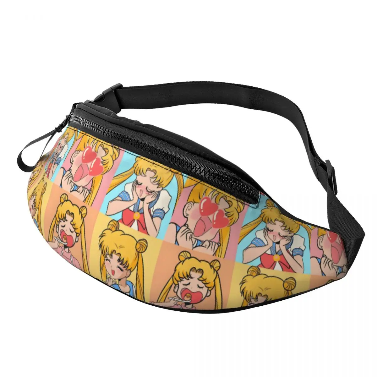 Custom Sailors Anime Moons Fanny Pack Men Women Fashion Cute Cartoons Crossbody Waist Bag for Camping Biking Phone Money Pouch
Custom Sailors Anime Moons Fanny Pack Men Women Fashion Cute Cartoons Crossbody Waist Bag for Camping Biking Phone Money Pouch