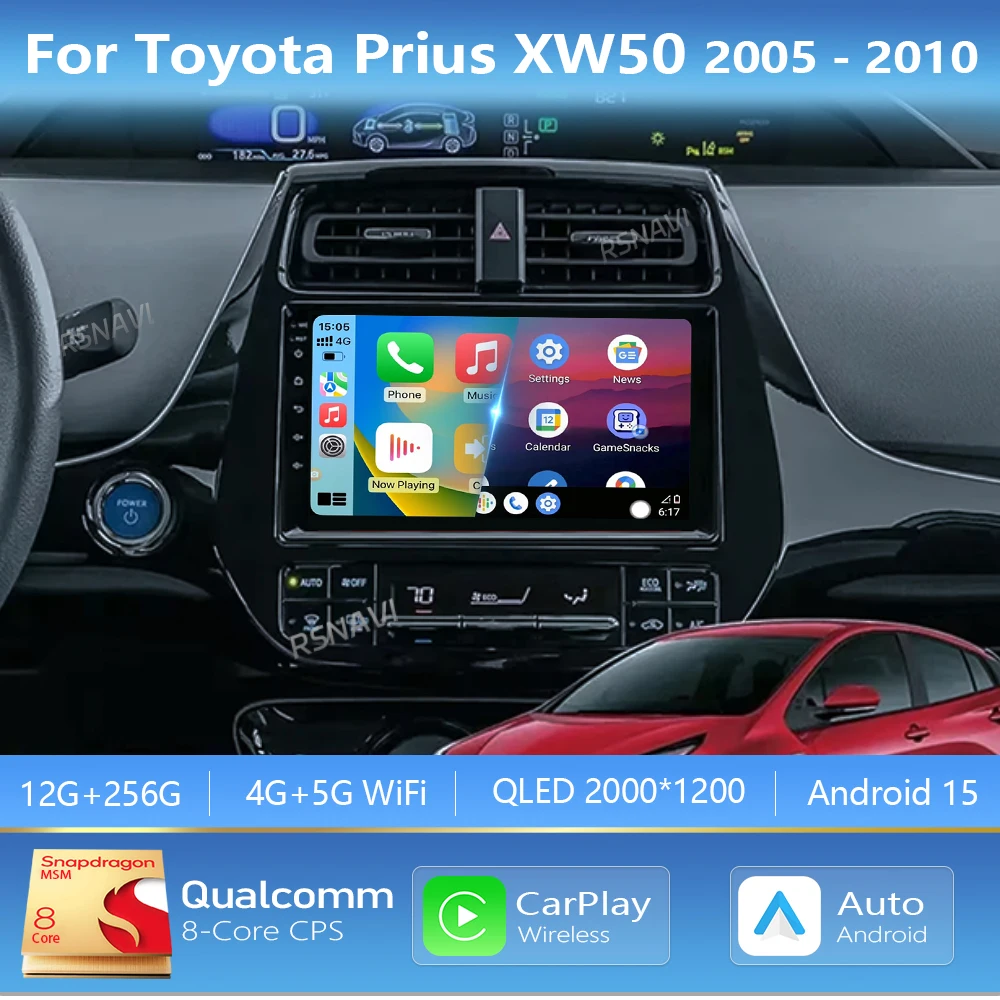 Android 16 Carplay Auto Car Multimedia Radio Player For Toyota Prius XW50 2015-2020 WIFI+4G DSP Autoradio Stereo 2Din Head Unit
Android 16 Carplay Auto Car Multimedia Radio Player For Toyota Prius XW50 2015-2020 WIFI+4G DSP Autoradio Stereo 2Din Head Unit