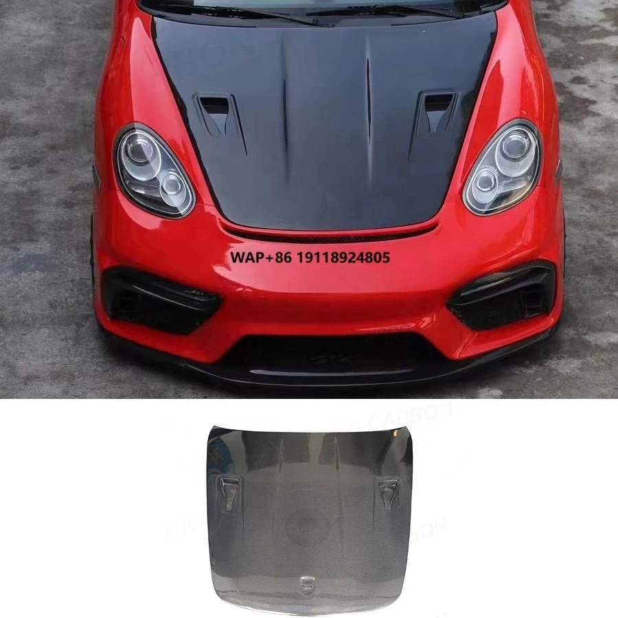 High Quality New Dry Carbon Fiber Hood for 718 987 2006-2011 Front Bumper Engine Hood Bonnet Cover Car Parts
High Quality New Dry Carbon Fiber Hood for 718 987 2006-2011 Front Bumper Engine Hood Bonnet Cover Car Parts