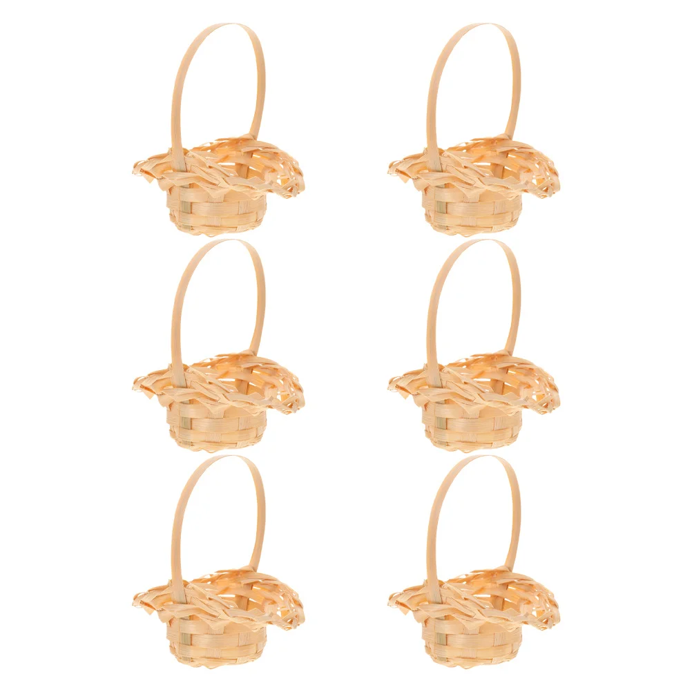 6Pcs Mini Woven Baskets Handles Rustic Farmhouse Style Wedding Party Favor Candy Bowl Small Decorative Storage Basket
6Pcs Mini Woven Baskets Handles Rustic Farmhouse Style Wedding Party Favor Candy Bowl Small Decorative Storage Basket
