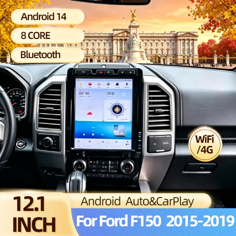 Android 14 Auto CarPlay Car Radio 12.1 Inch For Ford F150 F-150 2015-2019 Screen Receiver Multimedia Stereo Player GPS Head Unit
Android 14 Auto CarPlay Car Radio 12.1 Inch For Ford F150 F-150 2015-2019 Screen Receiver Multimedia Stereo Player GPS Head Unit