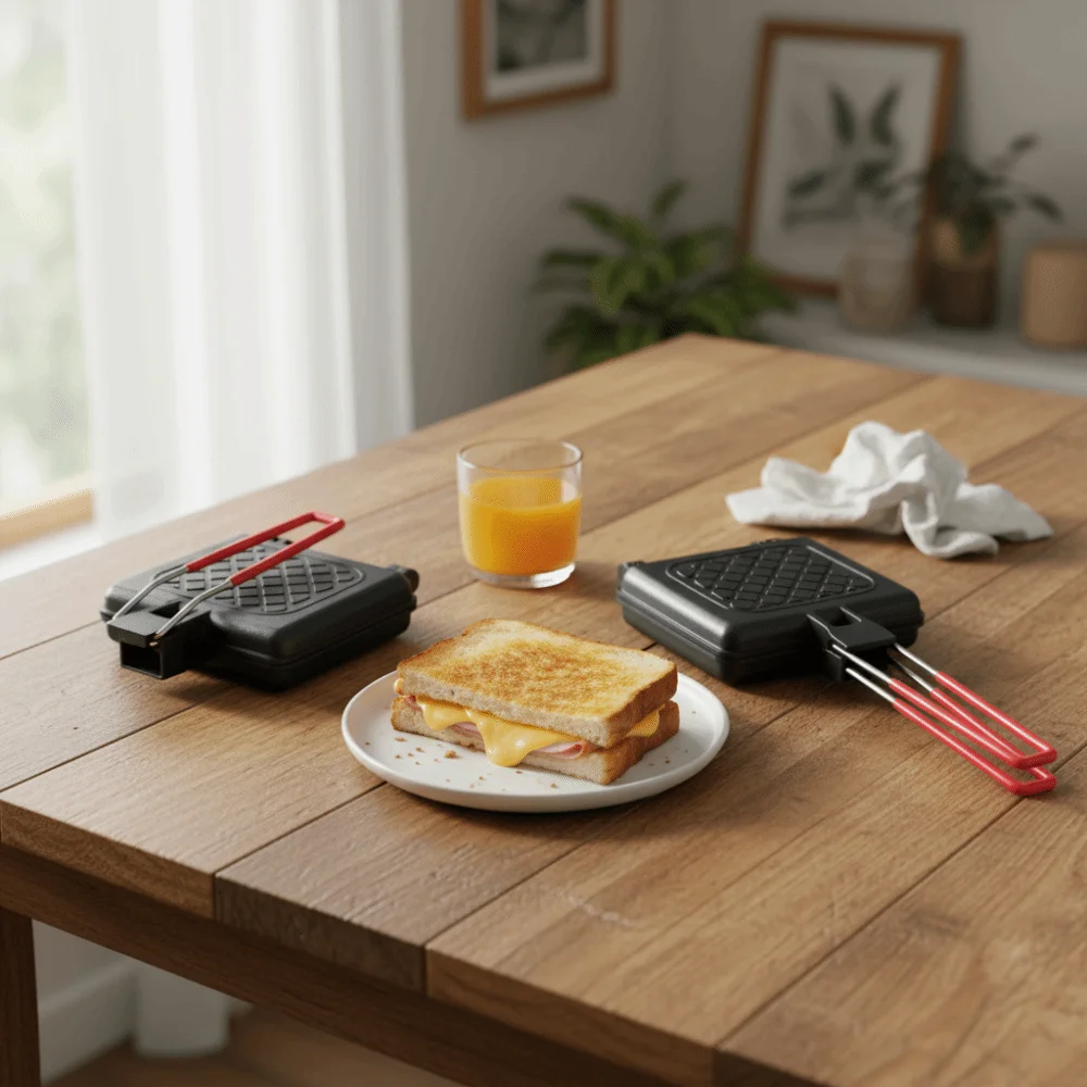 Двусторонняя складная сковорода-гриль для улицы с антипригарным покрытием, термостойкая, с функцией переворачивания, съемная, для подогрева хлеба и приготовления вафель
Двусторонняя складная сковорода-гриль для улицы с антипригарным покрытием, термостойкая, с функцией переворачивания, съемная, для подогрева хлеба и приготовления вафель