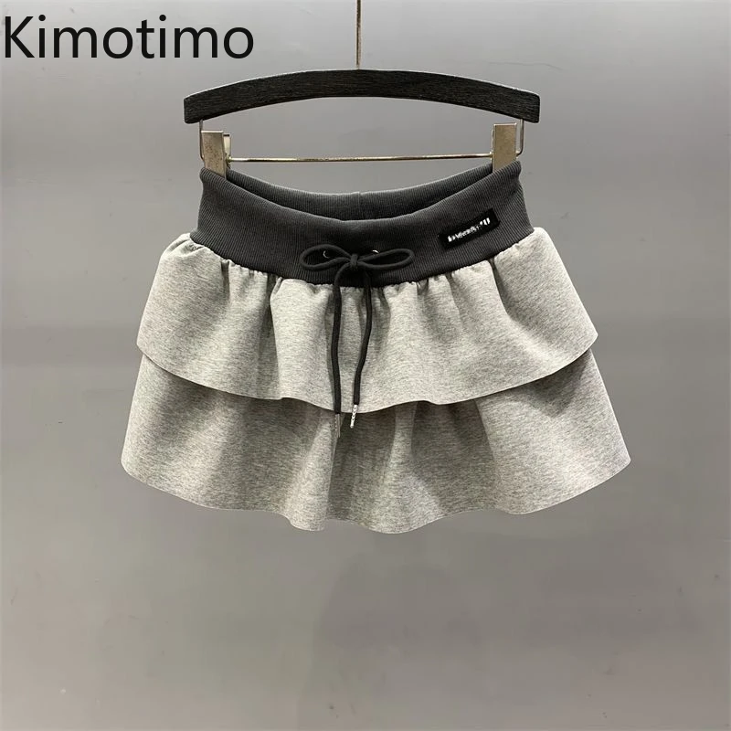 Kimotimo Y2k Cake Mini Skirt Women 2025 Spring Summer Drawstring Elastic Waist A-line Fluffy Skirts Fashion Sweet Faldas Mujer
Kimotimo Y2k Cake Mini Skirt Women 2025 Spring Summer Drawstring Elastic Waist A-line Fluffy Skirts Fashion Sweet Faldas Mujer