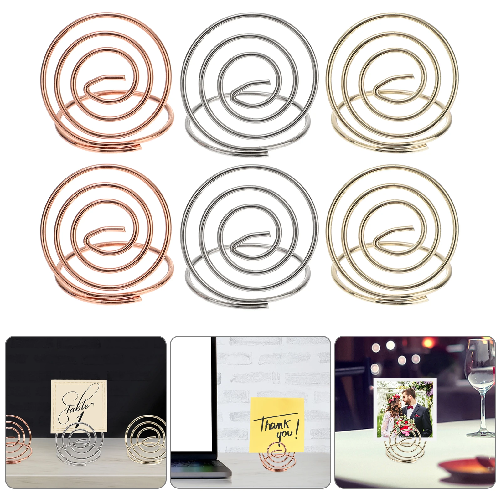 2 Table Number Holders Round Photo Folder Iron Pictures St Clips Desktop Placement Card Clamp Place Card for Wedding
2 Table Number Holders Round Photo Folder Iron Pictures St Clips Desktop Placement Card Clamp Place Card for Wedding