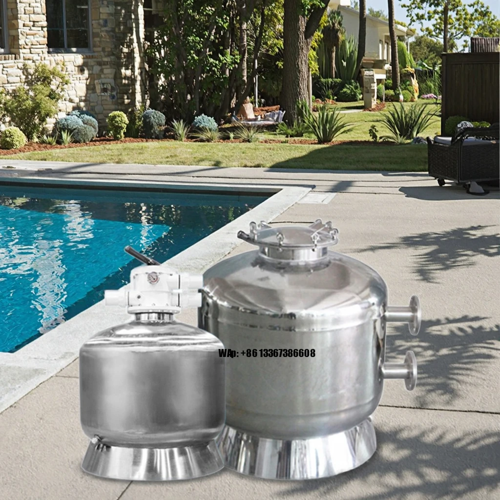 High Quality Custom-Size Stainless Steel Swimming Pool Water Sand Filter System Premium Pool Filters
High Quality Custom-Size Stainless Steel Swimming Pool Water Sand Filter System Premium Pool Filters