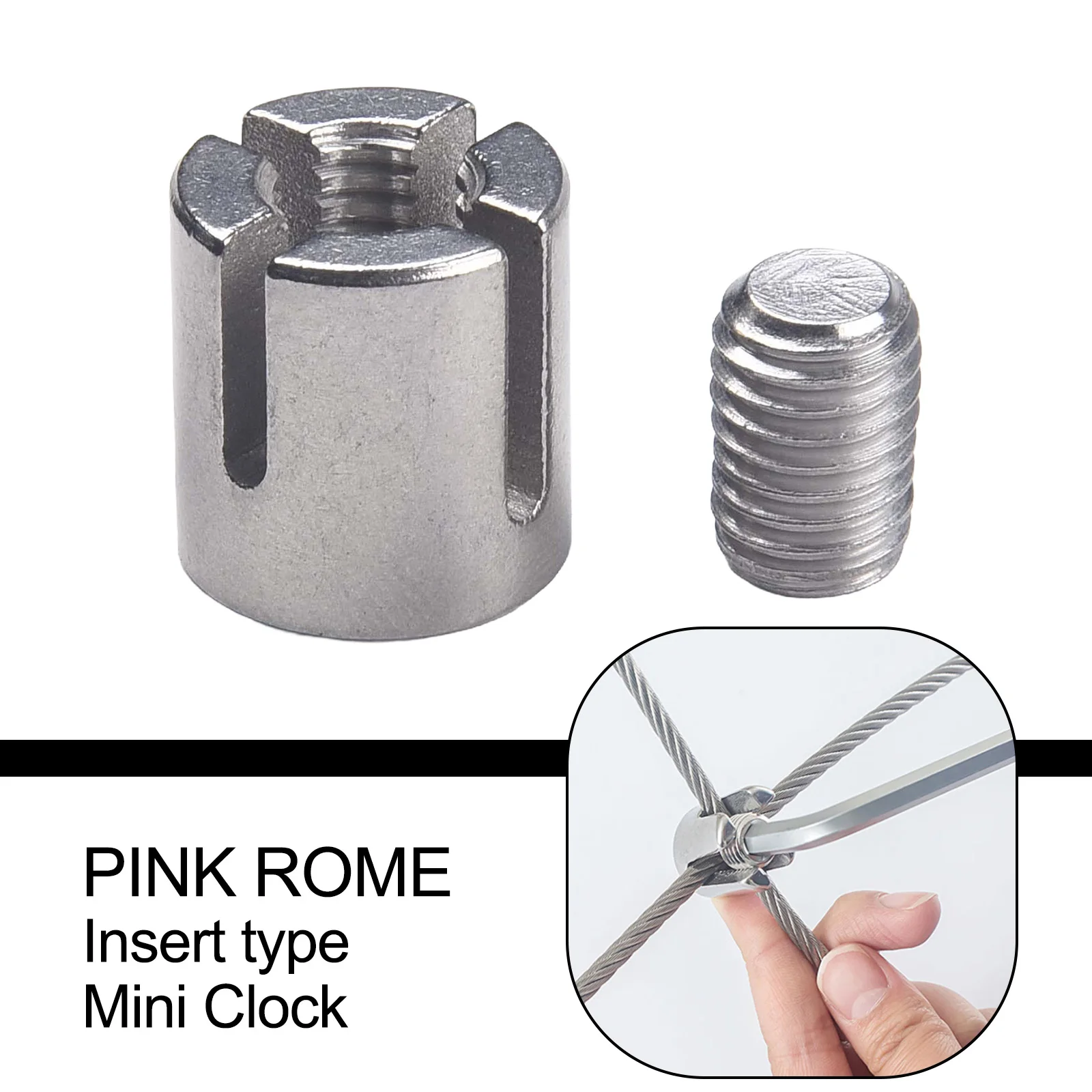 Heavy Duty Stainless Steel Cross Clip Rope Clamp Suitable for Various Projects with Wire Ropes of Diameter Between 2 8 mm
Heavy Duty Stainless Steel Cross Clip Rope Clamp Suitable for Various Projects with Wire Ropes of Diameter Between 2 8 mm