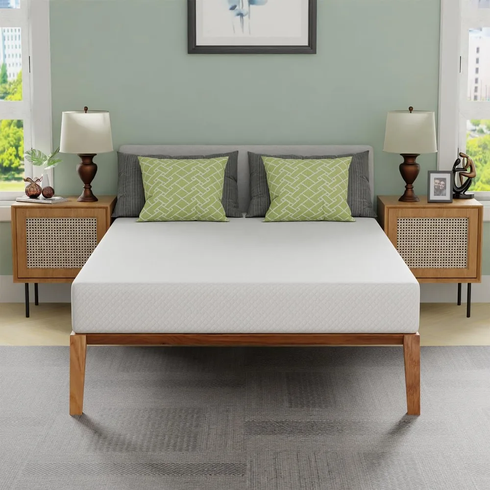 6/8/10/12 inch Gel Memory Foam Mattress for Cool Sleep & Pressure Relief, Medium Firm Mattresses CertiPUR-US
6/8/10/12 inch Gel Memory Foam Mattress for Cool Sleep & Pressure Relief, Medium Firm Mattresses CertiPUR-US