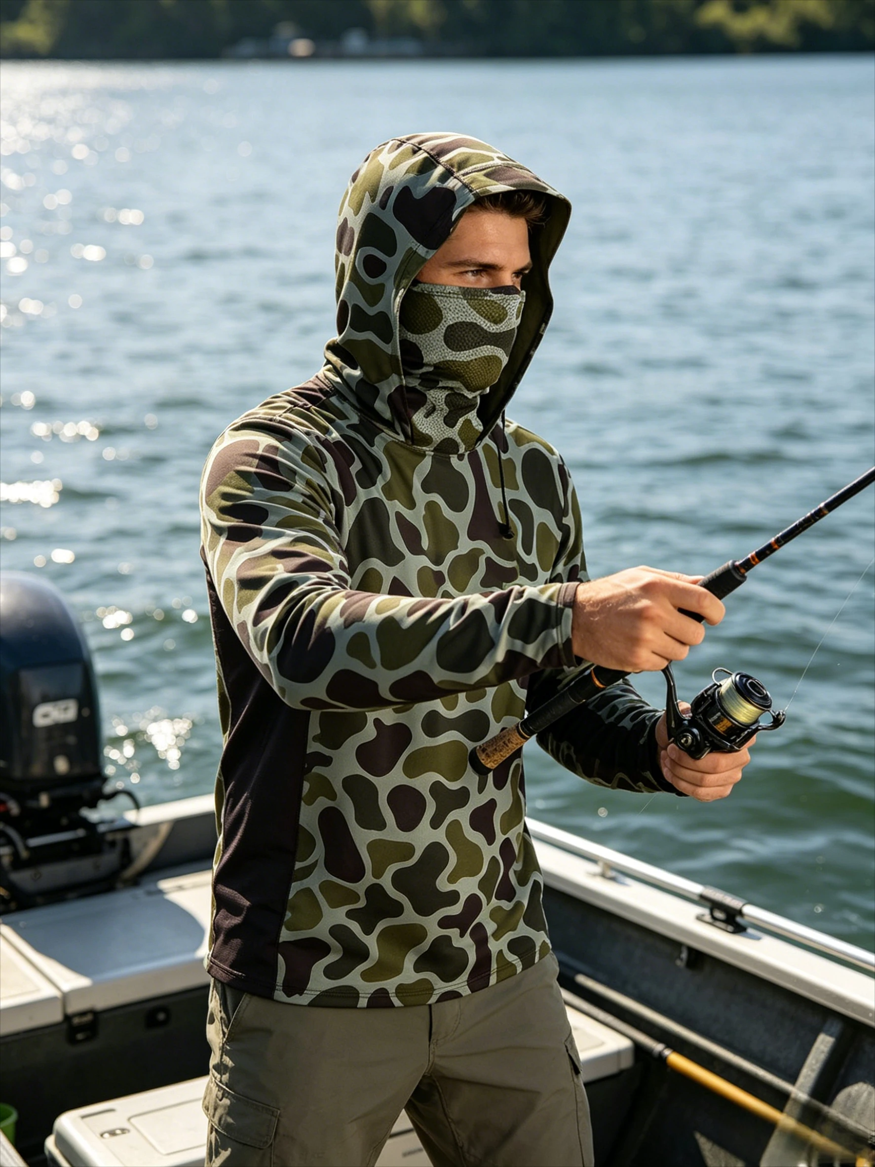 2026 New Outdoor Fishing Shirt Men's Long Sleeved Mask Hooded Quick Drying Fishing Suit XS-3XL
2026 New Outdoor Fishing Shirt Men's Long Sleeved Mask Hooded Quick Drying Fishing Suit XS-3XL