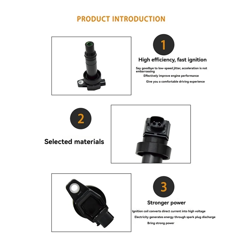 Ignition Coil Ignition Coil For KIA 273012B010 0986221063 UF636 For Kia 1.4L1.6L Hyundai Ix25 I30
Ignition Coil Ignition Coil For KIA 273012B010 0986221063 UF636 For Kia 1.4L1.6L Hyundai Ix25 I30
