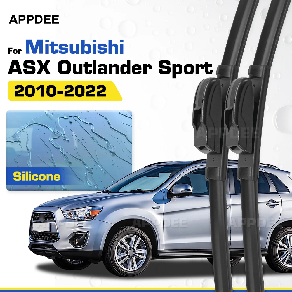 Silicone & Rubber LHD&RHD Front Wiper Blades Set For Mitsubishi ASX Outlander Sport RVR GA 2010-2022 Coated Windshield Brushes
Silicone & Rubber LHD&RHD Front Wiper Blades Set For Mitsubishi ASX Outlander Sport RVR GA 2010-2022 Coated Windshield Brushes