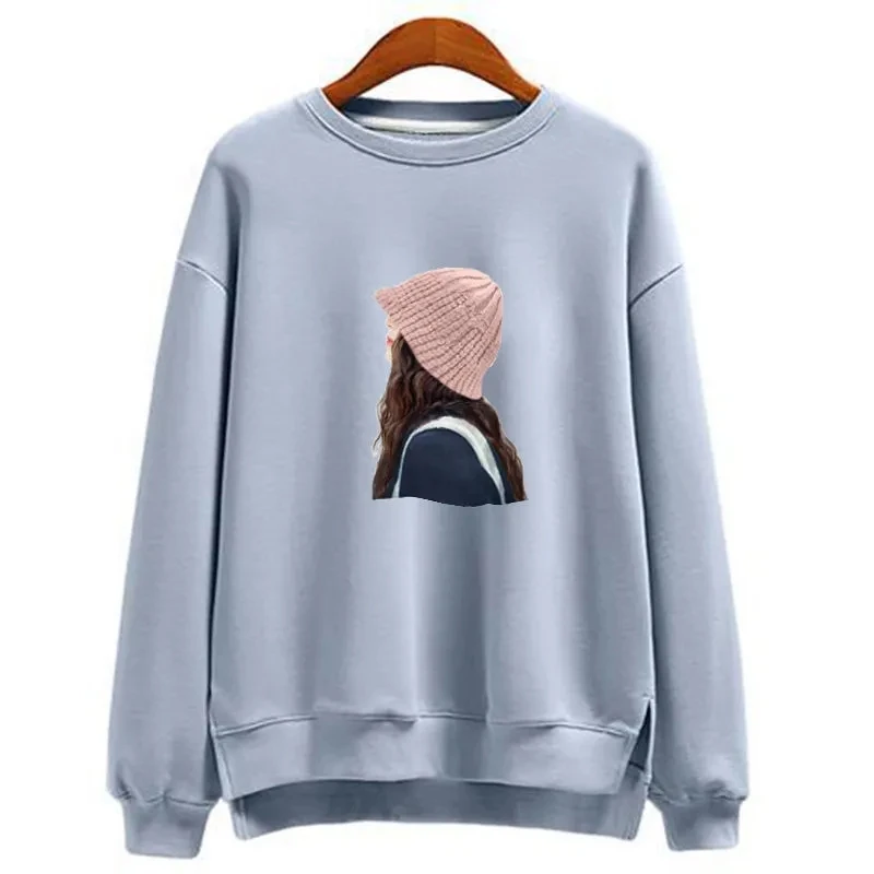 Sweater Autumn Women's Hoodies Loose Draping Slouchy Style Hatless Hem Split Design Long Sleeve Round Neck Minimal Commuting
Sweater Autumn Women's Hoodies Loose Draping Slouchy Style Hatless Hem Split Design Long Sleeve Round Neck Minimal Commuting