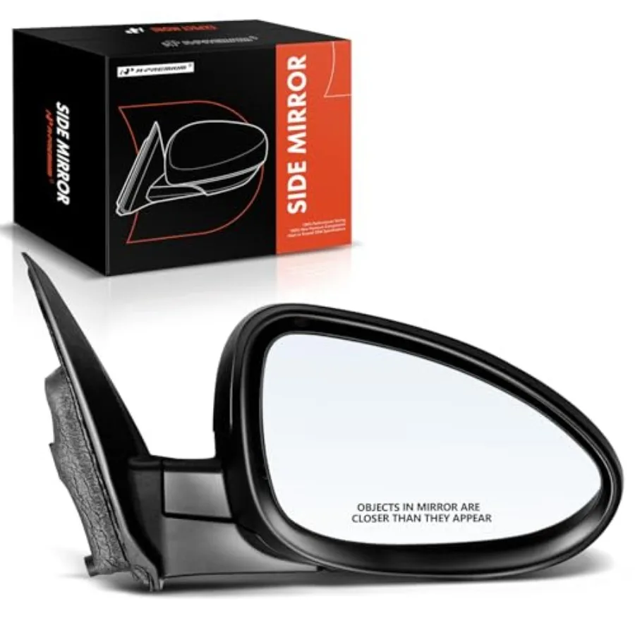 Passenger Side Power Door Mirror for Chevrolet Sonic 2012-2020: Heated, Manual Folding, Black ABS Plastic Exterior Rearview Mir
Passenger Side Power Door Mirror for Chevrolet Sonic 2012-2020: Heated, Manual Folding, Black ABS Plastic Exterior Rearview Mir