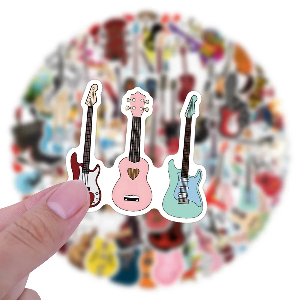 10/55/110PCS Popular Musical Instruments Guitar Graffiti Stickers Individuality Guitar Cartoon Decal Laptop Phone Cup Kid Toys
10/55/110PCS Popular Musical Instruments Guitar Graffiti Stickers Individuality Guitar Cartoon Decal Laptop Phone Cup Kid Toys