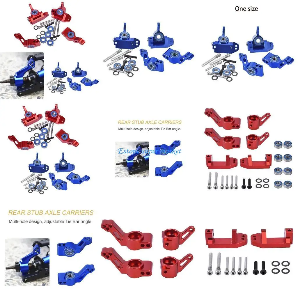 090B for Traxxass 2WD Aluminum Alloy Front C for Seat + Front Steering Blocks Set Replaces 3736 3632 Red/Blue
090B for Traxxass 2WD Aluminum Alloy Front C for Seat + Front Steering Blocks Set Replaces 3736 3632 Red/Blue