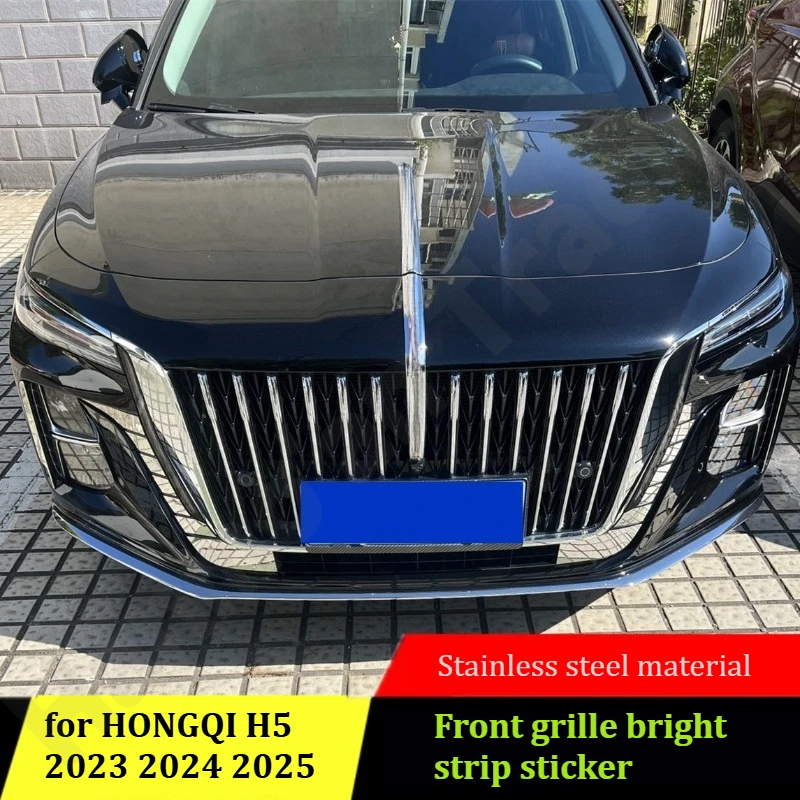 for HONGQI H5 2023 2024 2025 Front bumper decorative strip/fog light frame anti scratch glitter/grille decorative glitter
for HONGQI H5 2023 2024 2025 Front bumper decorative strip/fog light frame anti scratch glitter/grille decorative glitter