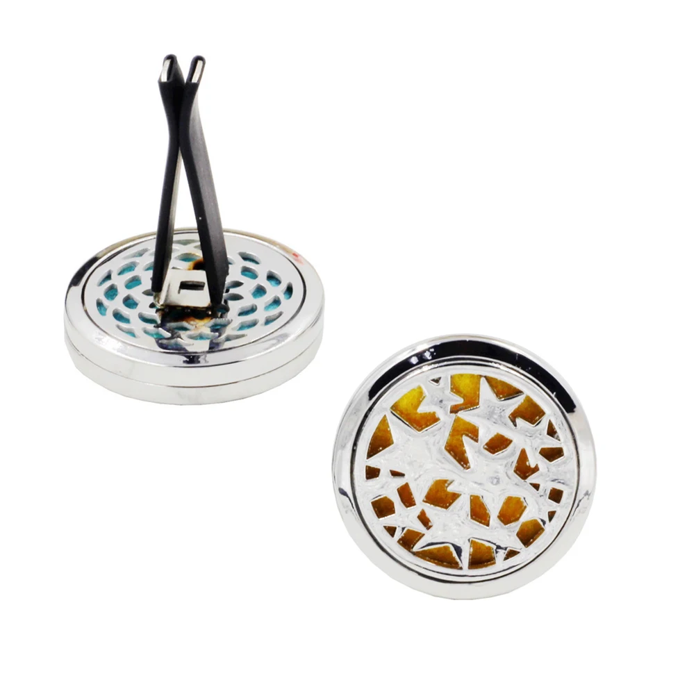 Car Fragrance Diffuser Vent Clip Car Air Freshener Perfume Clamp Aromatherapy Essential Oil Diffuser with Refill Pad (Star)
Car Fragrance Diffuser Vent Clip Car Air Freshener Perfume Clamp Aromatherapy Essential Oil Diffuser with Refill Pad (Star)