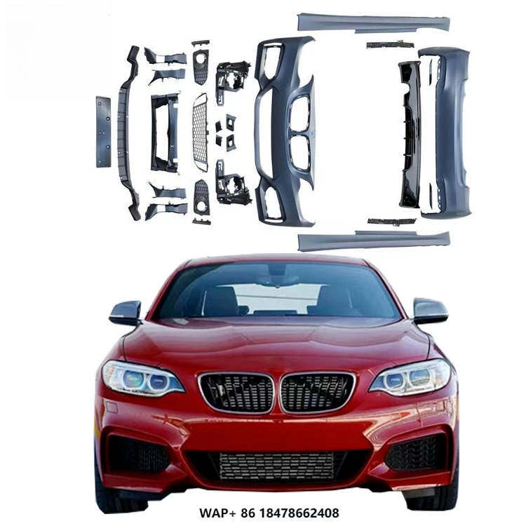 For 2 Series F22 F23 New Bolt-On Body Kit Modification Upgrade MT Style Large Front Bumper Rear Bumper Side Skirts Set
For 2 Series F22 F23 New Bolt-On Body Kit Modification Upgrade MT Style Large Front Bumper Rear Bumper Side Skirts Set