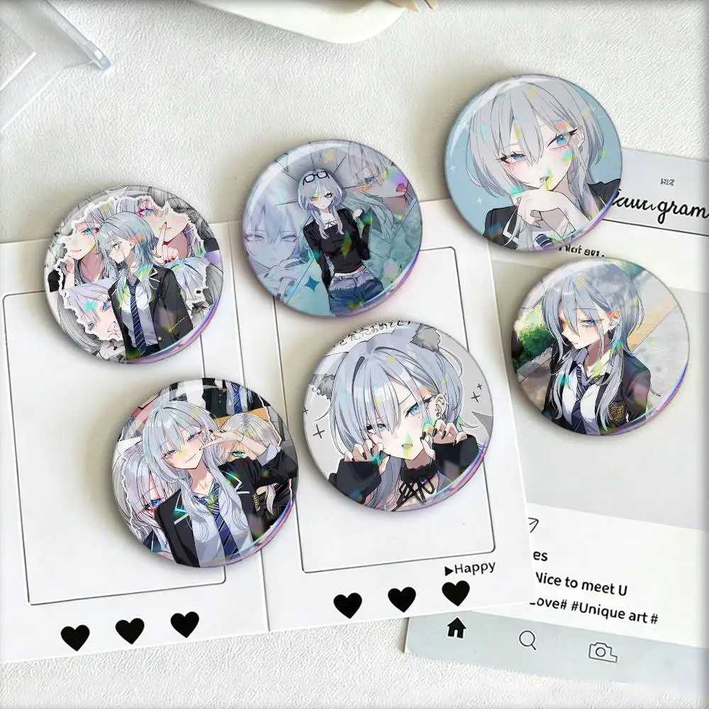 Haimiya Senpai Wa Kowakute Kawaii Laser Badge Applicable For Backpack Clothes Hats Decor Creative Accessories
Haimiya Senpai Wa Kowakute Kawaii Laser Badge Applicable For Backpack Clothes Hats Decor Creative Accessories