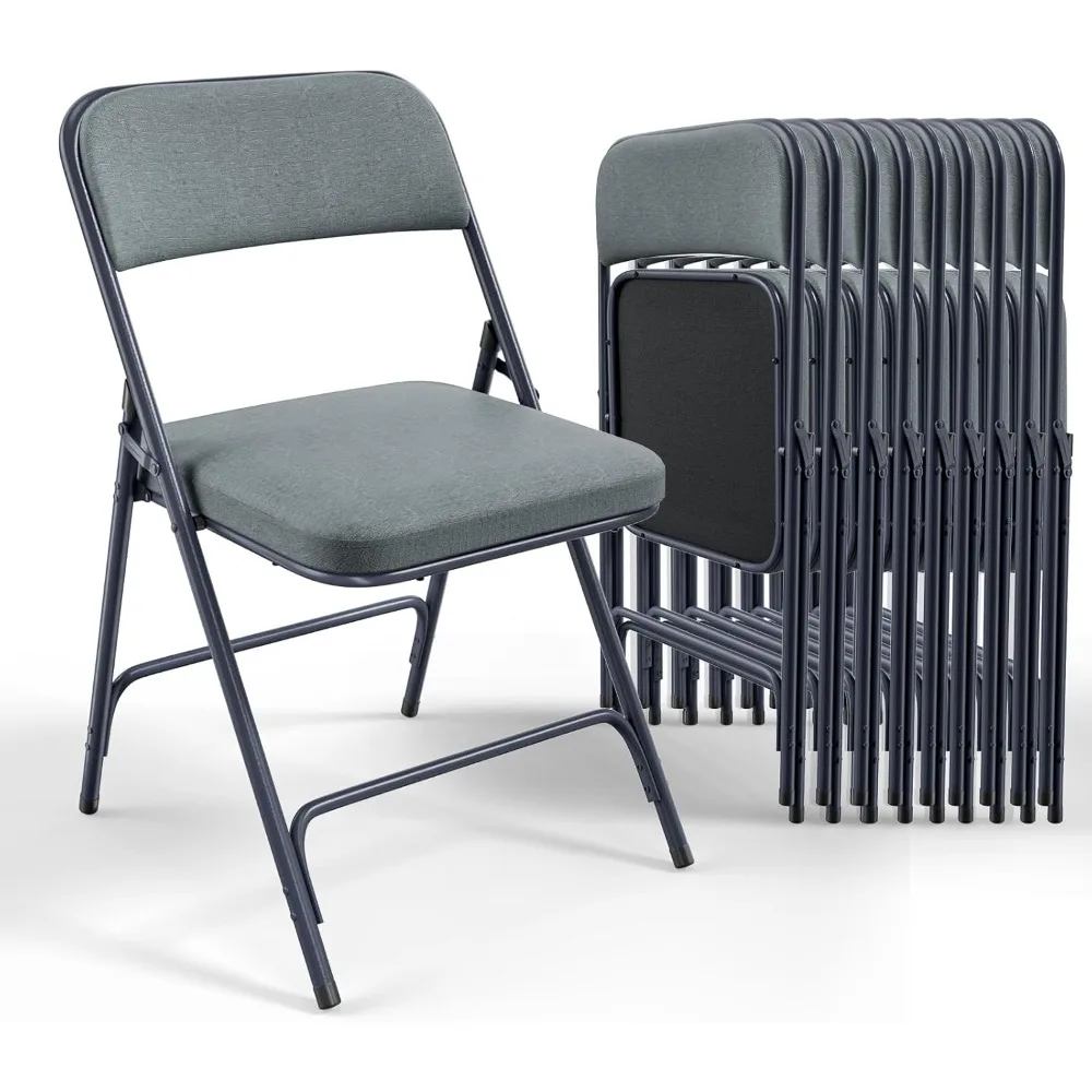 Padded Folding Chairs with Thick Seat Cushion, Portable, Durable & Extra Comfortable Foldable Chairs for Indoor & Outdoor
Padded Folding Chairs with Thick Seat Cushion, Portable, Durable & Extra Comfortable Foldable Chairs for Indoor & Outdoor