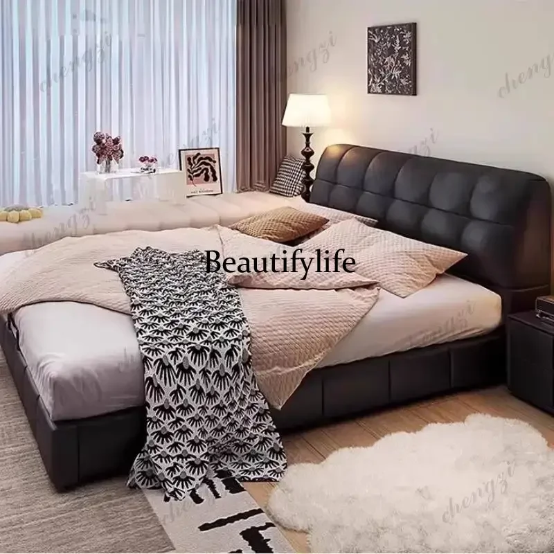 Unique Black Double Bed Design Decoration Modern Pliable Double Bed Storage Luxury Base Cama Matrimonial Furniture For HomeN138
Unique Black Double Bed Design Decoration Modern Pliable Double Bed Storage Luxury Base Cama Matrimonial Furniture For HomeN138