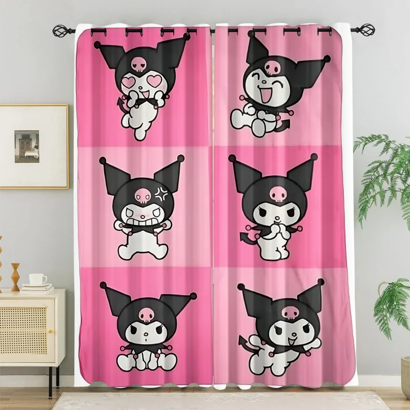 2Pcs Sanrio Characters Printed Curtains, 80%-90% Light Blocking Darkening Curtains, Decorative Drapes for Girls Bedroom
2Pcs Sanrio Characters Printed Curtains, 80%-90% Light Blocking Darkening Curtains, Decorative Drapes for Girls Bedroom