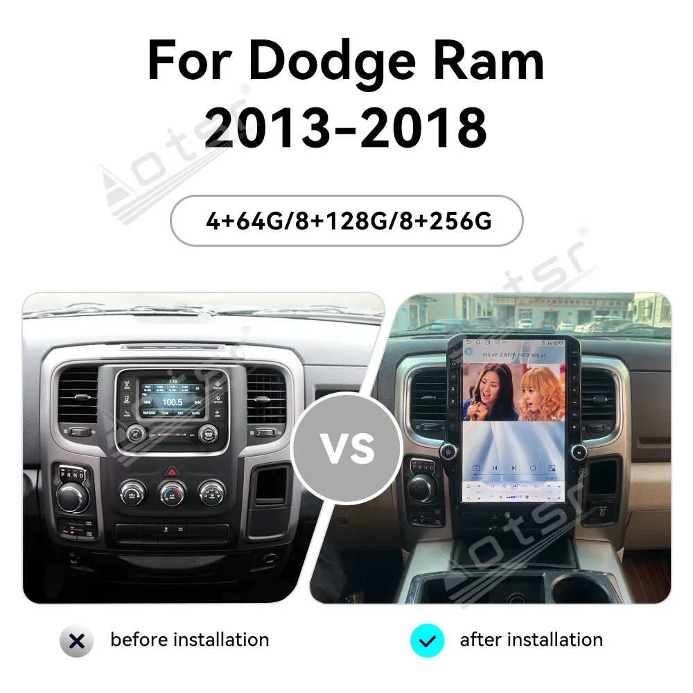 14.5 InchDash TouchScreen Car Radio For Dodge Ram 2013-2018 GPS Navigation Stereo Multimedia Play CarPlay Android Auto Head Unit
14.5 InchDash TouchScreen Car Radio For Dodge Ram 2013-2018 GPS Navigation Stereo Multimedia Play CarPlay Android Auto Head Unit