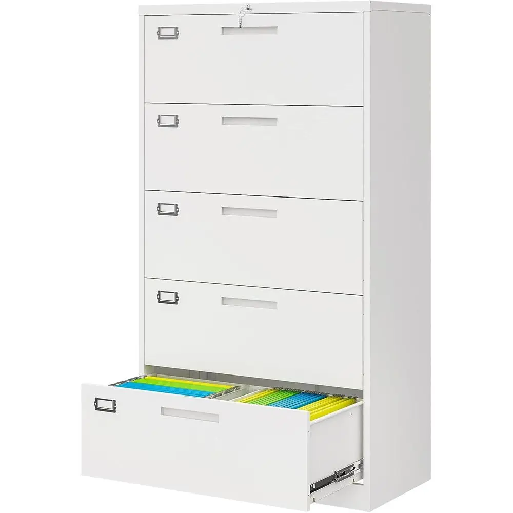 Белый металлический запираемый шкаф для документов с 5 ящиками для домашнего офиса, широкое хранилище с емкостью Letter/Legal/A4/F4 — требуется сборка
Белый металлический запираемый шкаф для документов с 5 ящиками для домашнего офиса, широкое хранилище с емкостью Letter/Legal/A4/F4 — требуется сборка