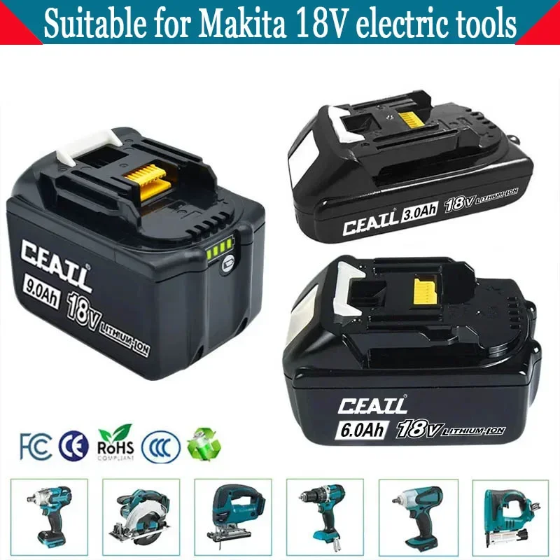 For 18V Makita power tool battery 3Ah/5Ah/6Ah rechargeable battery replacing Makita ,DTD,DTM,DRT,DFN,DHW,DHP,DHS,DHR,DM
For 18V Makita power tool battery 3Ah/5Ah/6Ah rechargeable battery replacing Makita ,DTD,DTM,DRT,DFN,DHW,DHP,DHS,DHR,DM