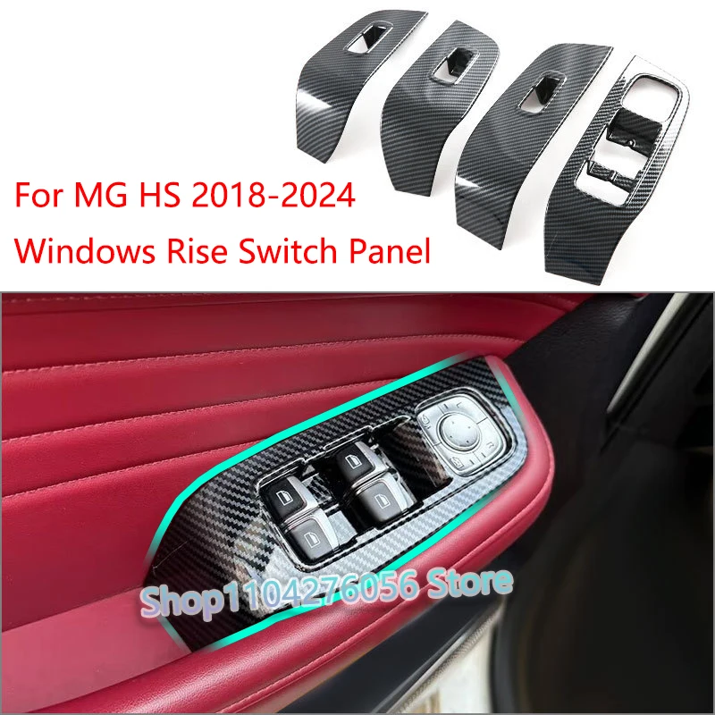 L/RHD For MG HS 2018-2024 Windows Rise Switch Panel Glass Lift Control Cover ABS Carbon Fiber Interior Car Accessories
L/RHD For MG HS 2018-2024 Windows Rise Switch Panel Glass Lift Control Cover ABS Carbon Fiber Interior Car Accessories