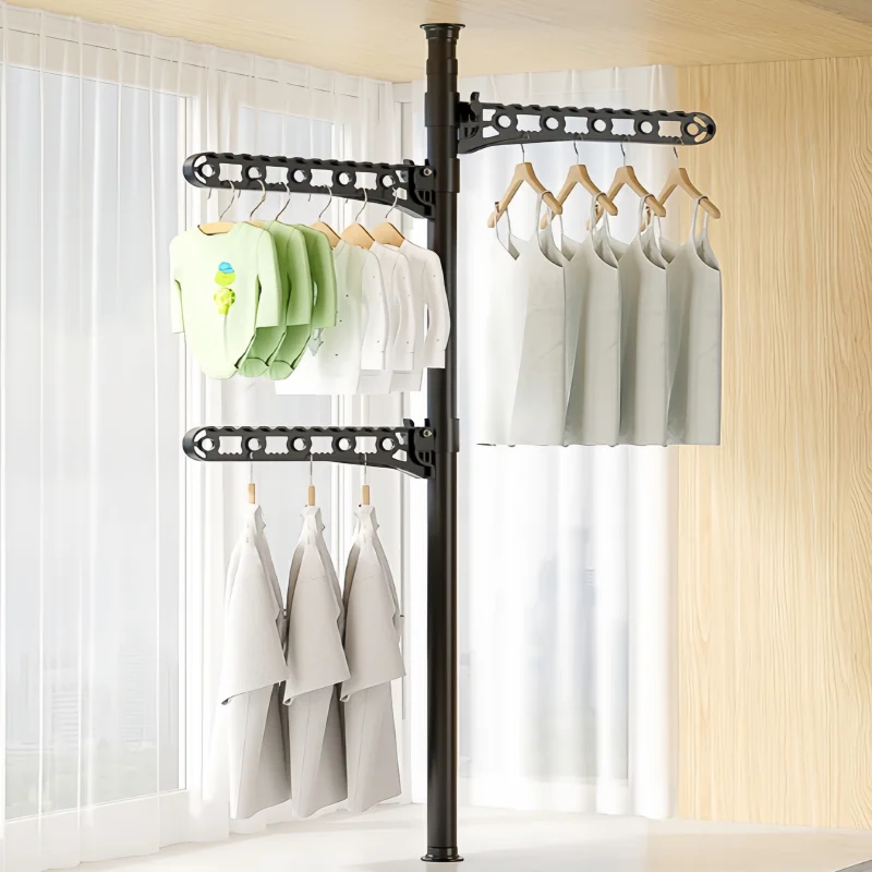 Clothes Rack, Floor-Standing Coat Rack, Bedroom Balcony Bay Window Clothes Storage Artifact, Vertical Storage And Organization
Clothes Rack, Floor-Standing Coat Rack, Bedroom Balcony Bay Window Clothes Storage Artifact, Vertical Storage And Organization