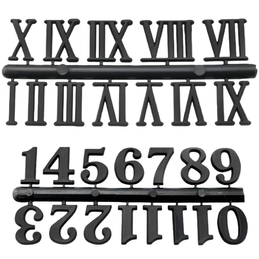 2 Sets Clock Number Plate Black Numerals Kit Making Clocks for Living Room Digital Wall Supplies
2 Sets Clock Number Plate Black Numerals Kit Making Clocks for Living Room Digital Wall Supplies
