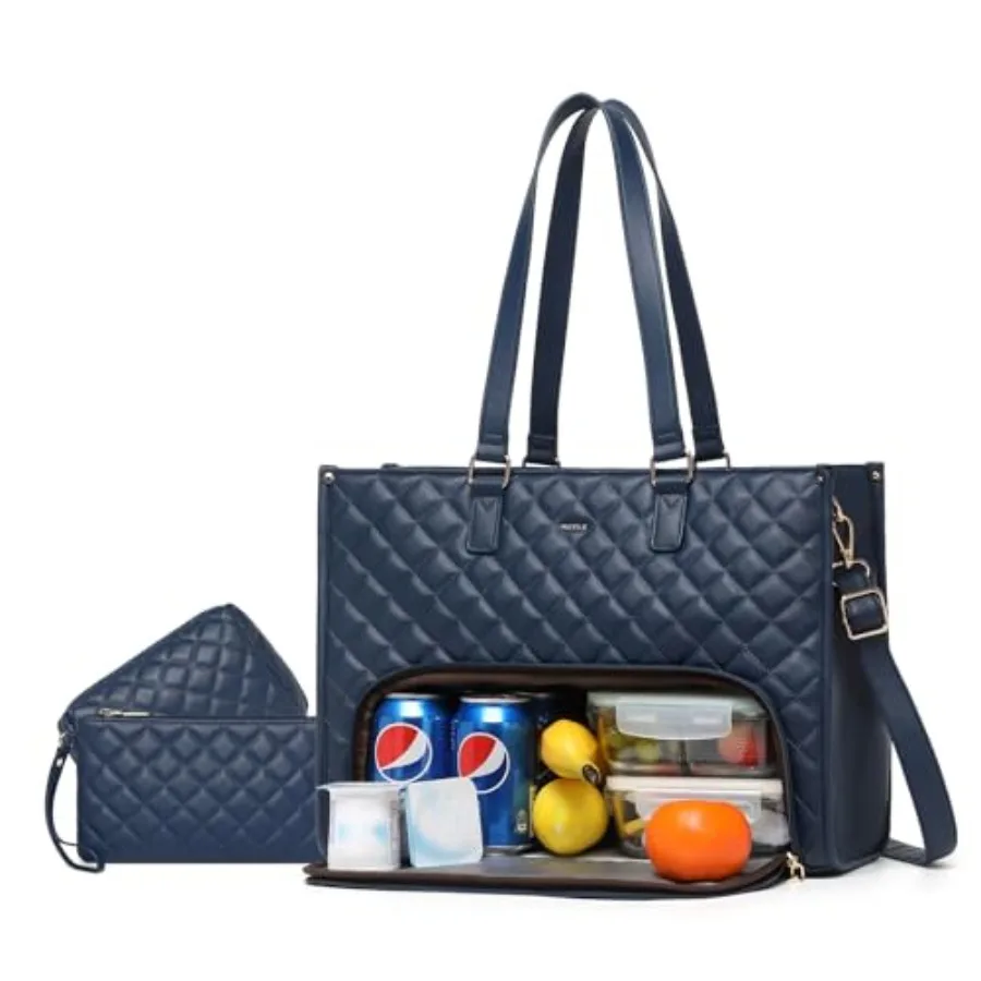 3PCS Sets Lunch Tote bag for Women, 15.6 Inch Laptop Work Bag with Insulated Lunch Box Compartment Computer Handbag
3PCS Sets Lunch Tote bag for Women, 15.6 Inch Laptop Work Bag with Insulated Lunch Box Compartment Computer Handbag