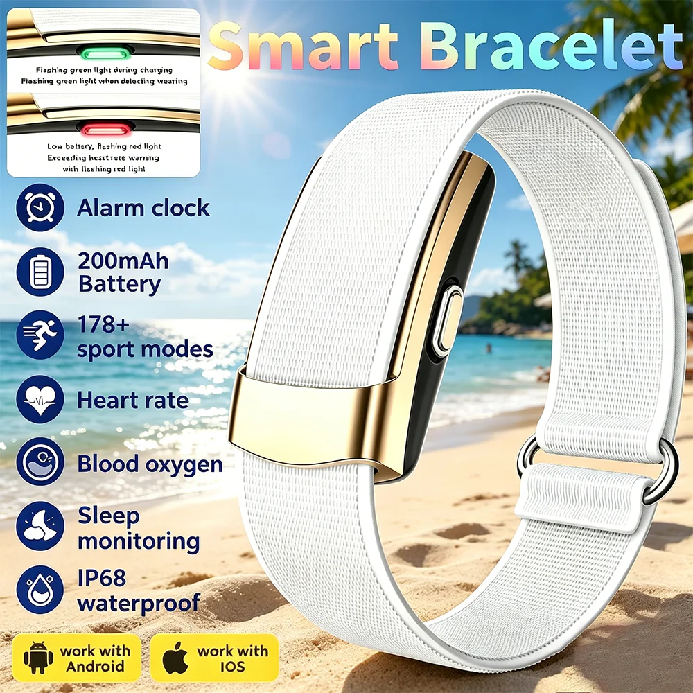 New Ultra-Light Fitness Tracker 170+ Sport Smart Bracelet IP68 Waterproof Alarm Clock Health Heart Rate HRV Smartwatch Pedometer
New Ultra-Light Fitness Tracker 170+ Sport Smart Bracelet IP68 Waterproof Alarm Clock Health Heart Rate HRV Smartwatch Pedometer