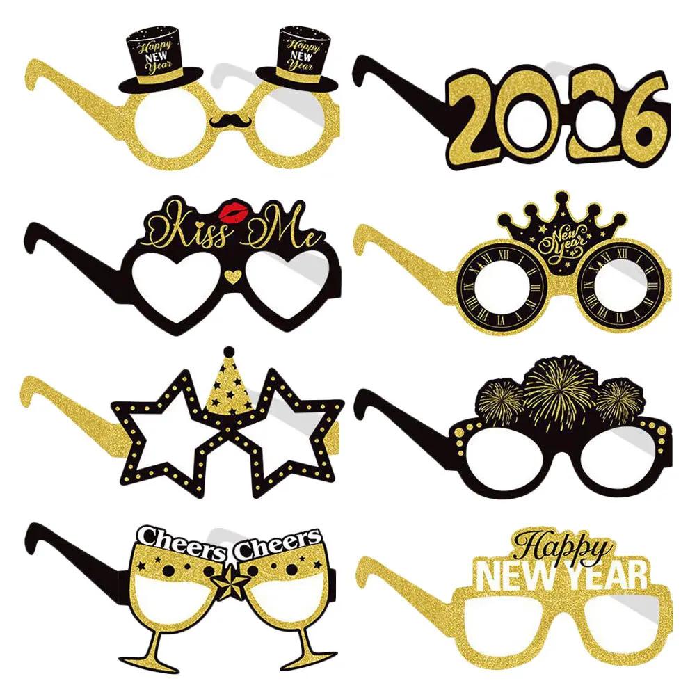8 Pcs Glasses New Year Party Supplies Happy Eyeglasses Class of 2026 Sunglasses
8 Pcs Glasses New Year Party Supplies Happy Eyeglasses Class of 2026 Sunglasses