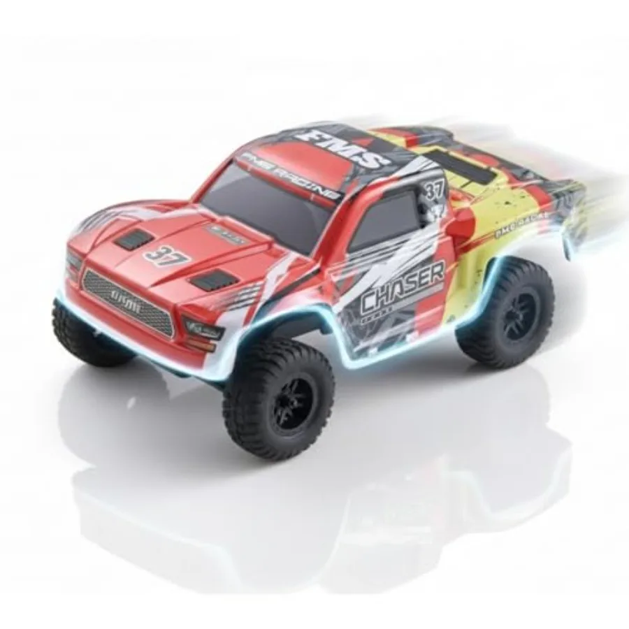Off-Road RC Truck for Adults: Red FSC24 Chaser 1/24 Brushless-Ready 4X4 with 2-Speed Transmission, High-Speed Short-Course Desi
Off-Road RC Truck for Adults: Red FSC24 Chaser 1/24 Brushless-Ready 4X4 with 2-Speed Transmission, High-Speed Short-Course Desi