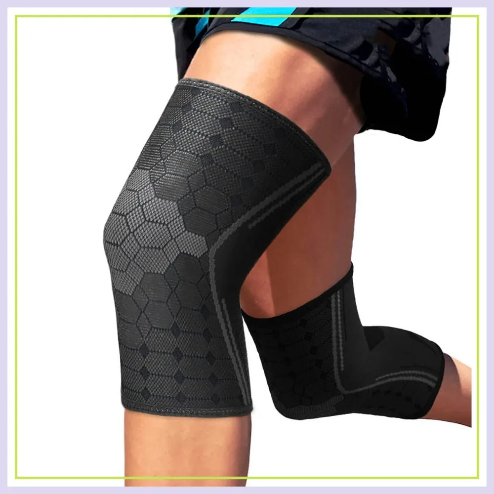 Knee Compression Sleeves (Pair) – Joint Support for Running, Sports & Pain Relief, Midnight Black, X-Large
Knee Compression Sleeves (Pair) – Joint Support for Running, Sports & Pain Relief, Midnight Black, X-Large